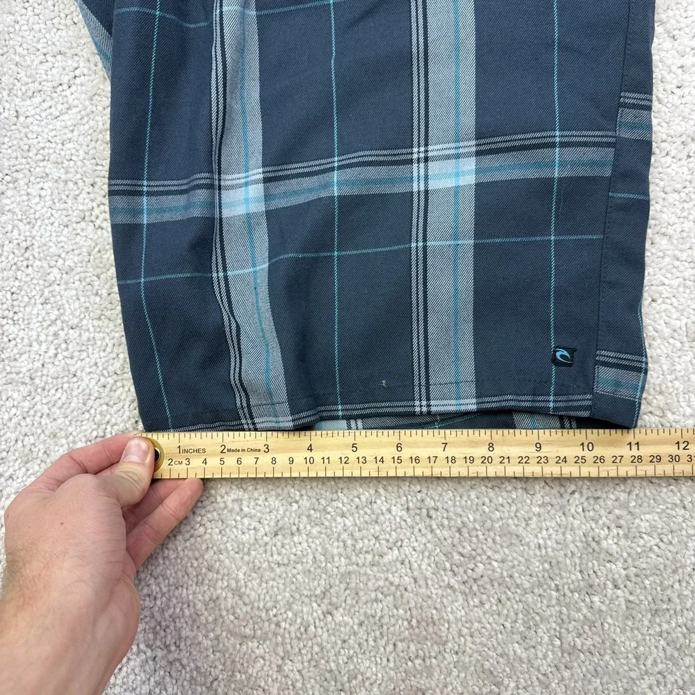 RIPCURL Men's BOARD CHINO PLAID Shorts Size 34 Y2K Surf Beach